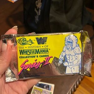 Vintage 1990 WWF the History of Wrestlmania collector's cards series 2